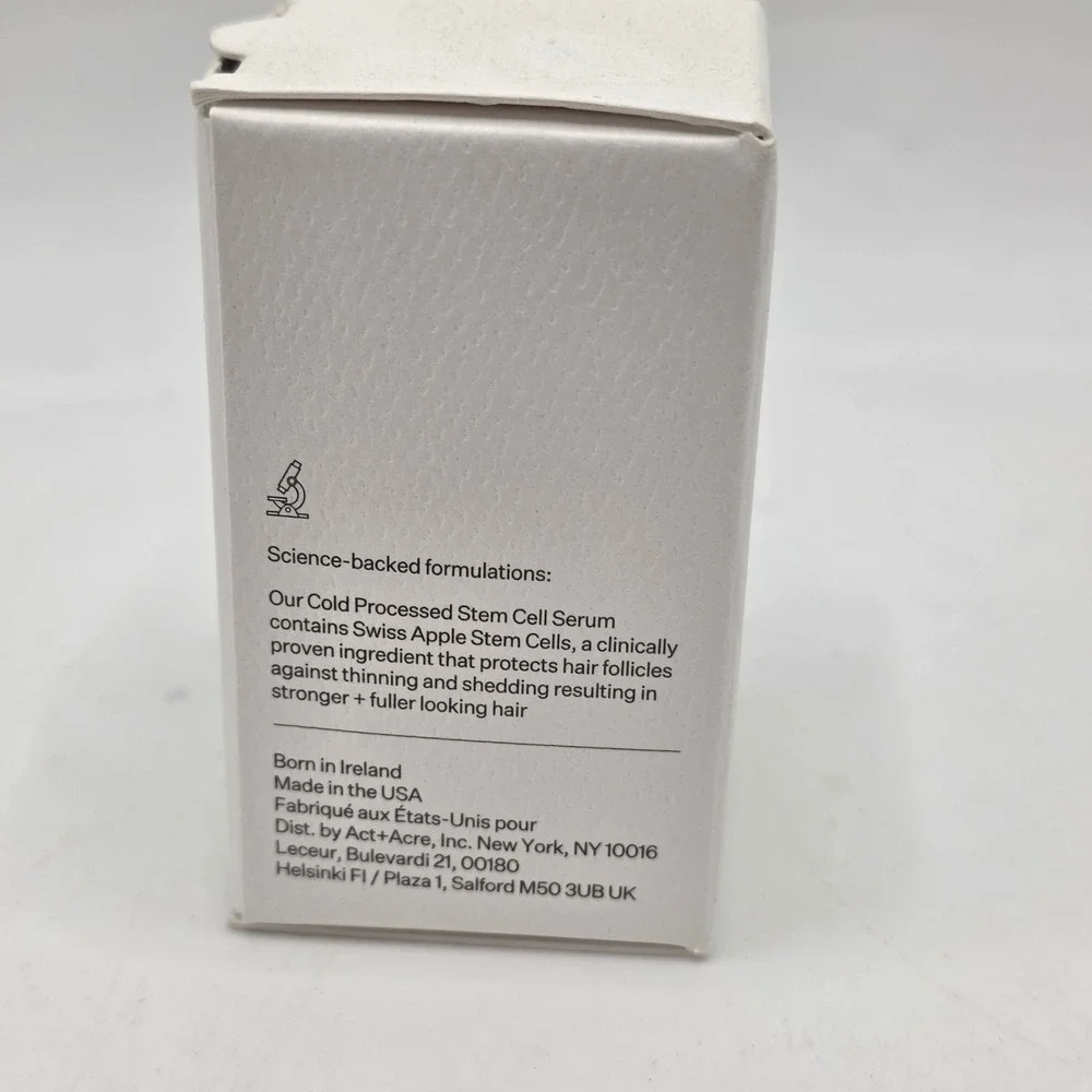 Act+Acre Cold Processed Stem Cell Scalp Serum 1oz 30ml Hair Growth Treatment - Picture 3 of 5